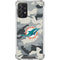 NFL Miami Dolphins Camo Galaxy A72 5G Clear Case