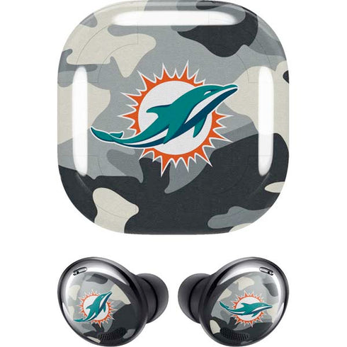 NFL Miami Dolphins Camo Galaxy Buds Pro Skin