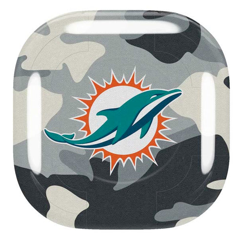 NFL Miami Dolphins Camo Galaxy Buds Pro Skin