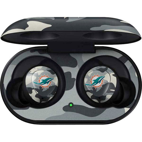NFL Miami Dolphins Camo Galaxy Buds Skin