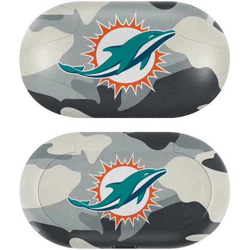 NFL Miami Dolphins Camo Galaxy Buds Skin