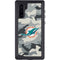 NFL Miami Dolphins Camo Galaxy Note 10 Waterproof Case