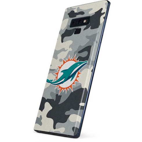 NFL Miami Dolphins Camo Galaxy Note 9 Skin