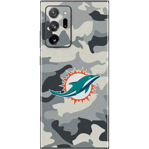 NFL Miami Dolphins Camo Galaxy Note20 Ultra 5G Skin