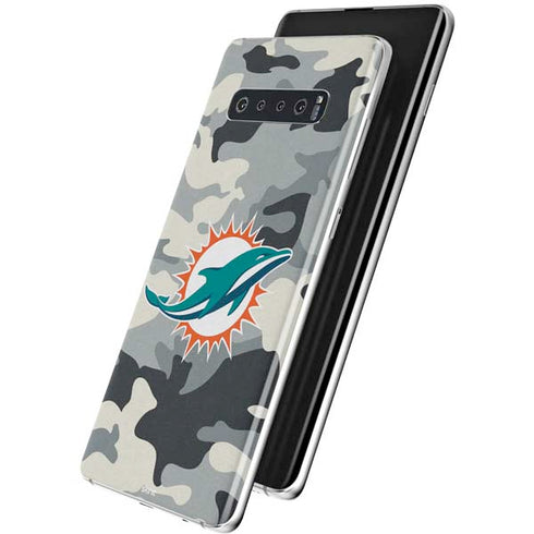 NFL Miami Dolphins Camo Galaxy S10 Plus Skin
