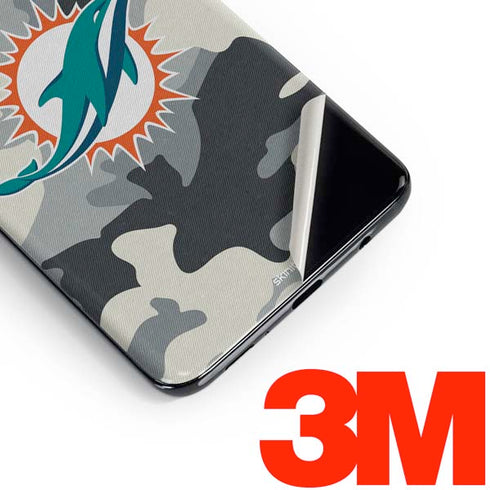 NFL Miami Dolphins Camo Galaxy S10e Skin