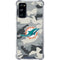 NFL Miami Dolphins Camo Galaxy S20 FE Clear Case