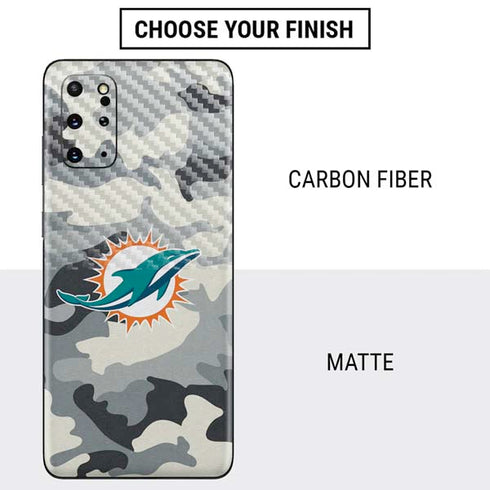 NFL Miami Dolphins Camo Galaxy S20 Plus Skin