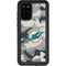 NFL Miami Dolphins Camo Galaxy S20 Plus Waterproof Case