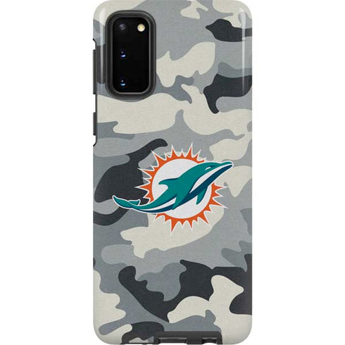 NFL Miami Dolphins Camo Galaxy S20 Pro Case