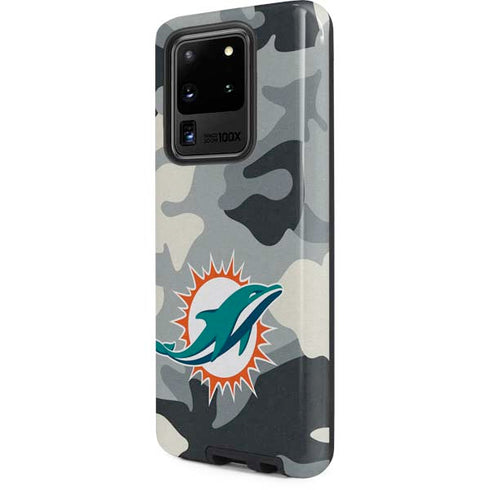 NFL Miami Dolphins Camo Galaxy S20 Ultra 5G Pro Case