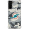 NFL Miami Dolphins Camo Galaxy S21 FE Clear Case