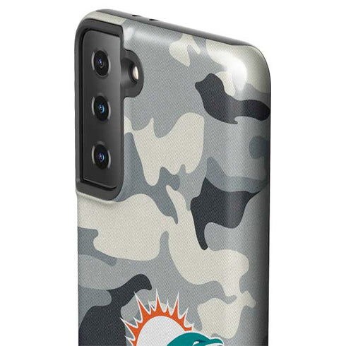 NFL Miami Dolphins Camo Galaxy S21 FE Pro Case