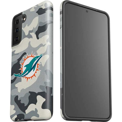 NFL Miami Dolphins Camo Galaxy S21 FE Pro Case