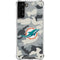 NFL Miami Dolphins Camo Galaxy S21 Plus 5G Clear Case