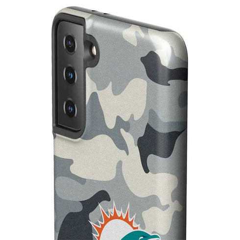 NFL Miami Dolphins Camo Galaxy S21 Plus 5G Pro Case