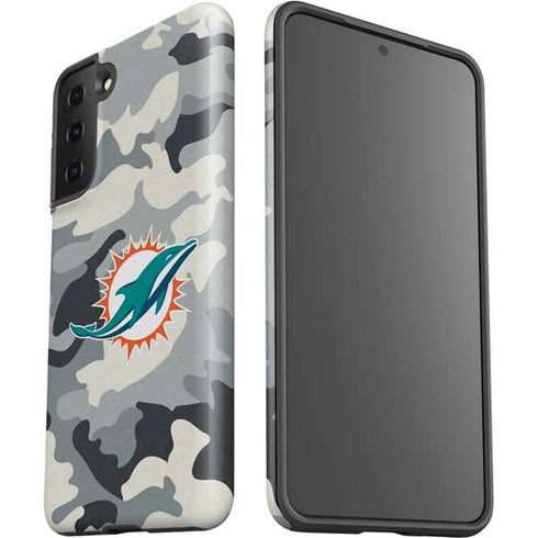 NFL Miami Dolphins Camo Galaxy S21 Plus 5G Pro Case