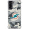 NFL Miami Dolphins Camo Galaxy S22 Clear Case