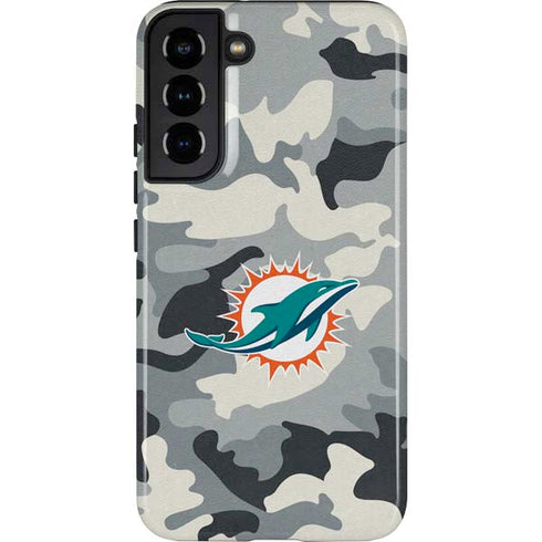 NFL Miami Dolphins Camo Galaxy S22 Plus Pro Case