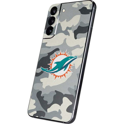 NFL Miami Dolphins Camo Galaxy S22 Plus Skin