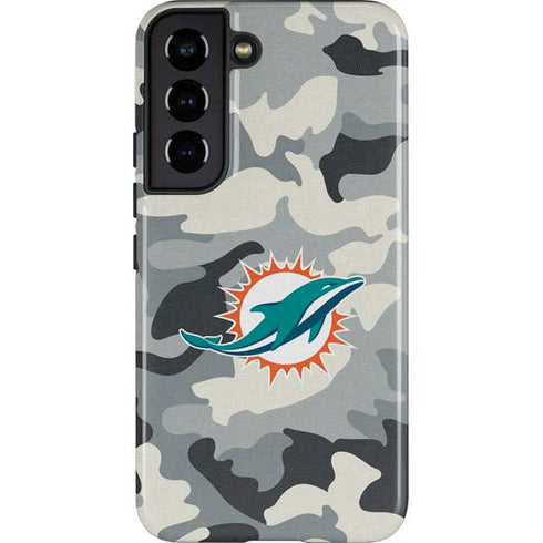 NFL Miami Dolphins Camo Galaxy S22 Pro Case