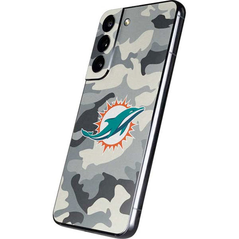 NFL Miami Dolphins Camo Galaxy S22 Skin