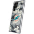NFL Miami Dolphins Camo Galaxy S22 Ultra Clear Case