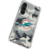 NFL Miami Dolphins Camo Galaxy S23 Clear Case