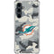 NFL Miami Dolphins Camo Galaxy S23 FE Clear Case