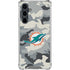 NFL Miami Dolphins Camo Galaxy S23 FE Clear Case