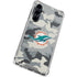 NFL Miami Dolphins Camo Galaxy S23 FE Clear Case