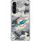 NFL Miami Dolphins Camo Galaxy S23 Plus Clear Case