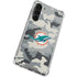 NFL Miami Dolphins Camo Galaxy S23 Plus Clear Case