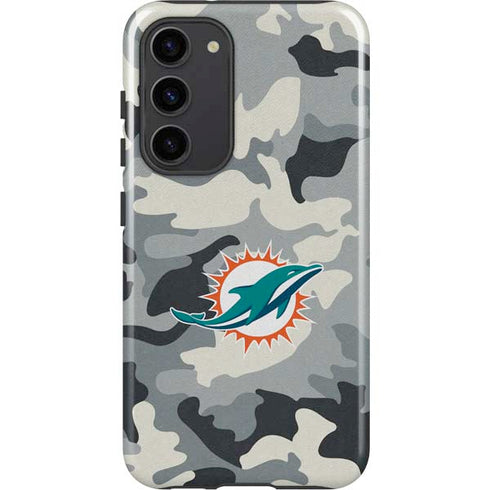NFL Miami Dolphins Camo Galaxy S23 Plus Pro Case