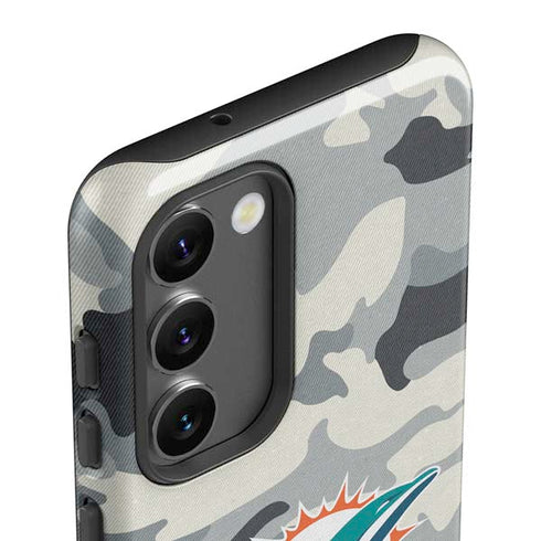 NFL Miami Dolphins Camo Galaxy S23 Plus Pro Case