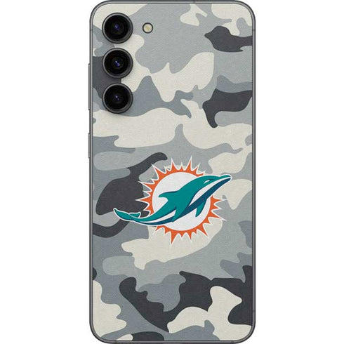 NFL Miami Dolphins Camo Galaxy S23 Plus Skin