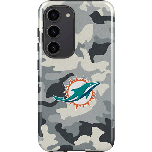 NFL Miami Dolphins Camo Galaxy S23 Pro Case