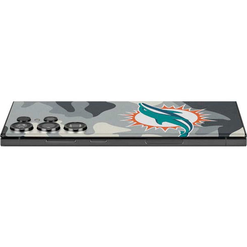 NFL Miami Dolphins Camo Galaxy S23 Ultra Skin