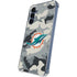 NFL Miami Dolphins Camo Galaxy S24 Clear Case