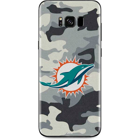 NFL Miami Dolphins Camo Galaxy S8 Skin