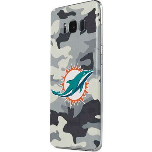 NFL Miami Dolphins Camo Galaxy S8 Skin
