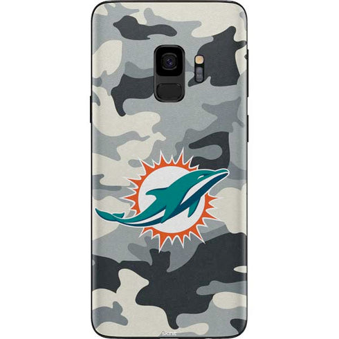 NFL Miami Dolphins Camo Galaxy S9 Skin