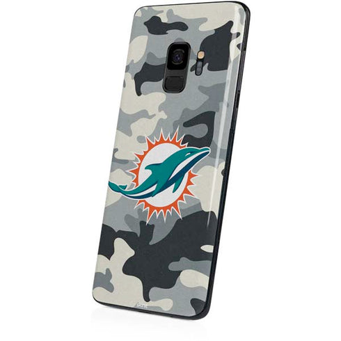 NFL Miami Dolphins Camo Galaxy S9 Skin