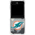 NFL Miami Dolphins Camo Galaxy Z Flip5 5G Clear Case