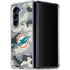 NFL Miami Dolphins Camo Galaxy Z Fold5 5G Clear Case