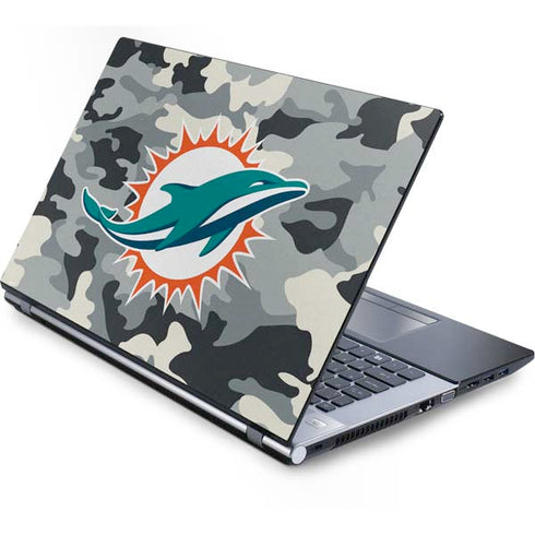 NFL Miami Dolphins Camo Generic Laptop Skin