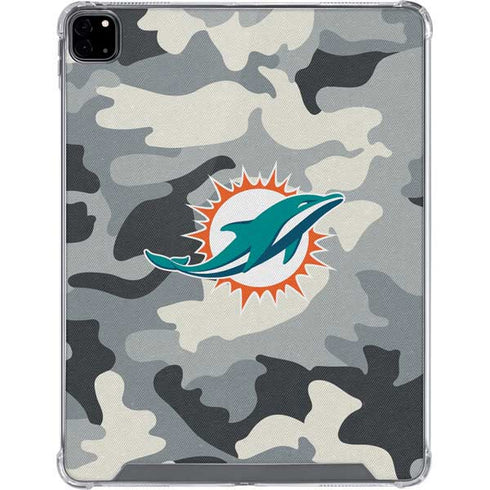 NFL Miami Dolphins Camo iPad Pro 12.9in (2020) Clear Case