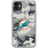 NFL Miami Dolphins Camo iPhone 11 Clear Case