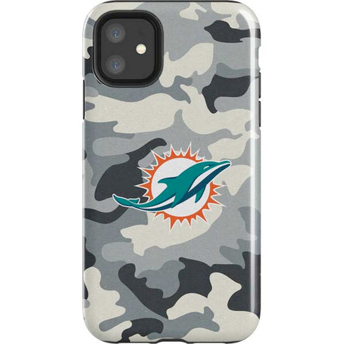 NFL Miami Dolphins Camo iPhone 11 Impact Case