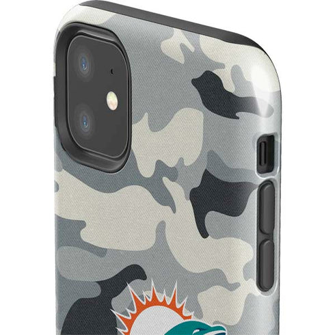 NFL Miami Dolphins Camo iPhone 11 Impact Case